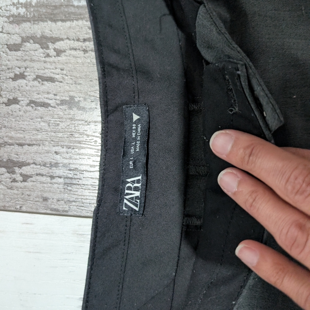 Zara PLEATED PANTS ZW COLLECTION size L - Picture 6 of 6